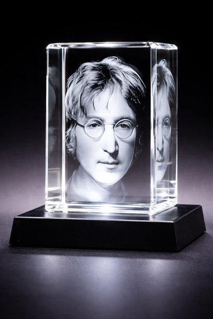 Personalized 3D Crystal Photo Engraving | Custom Pet Memorial Keepsake | Mother's Day Gift (LED Base Included)