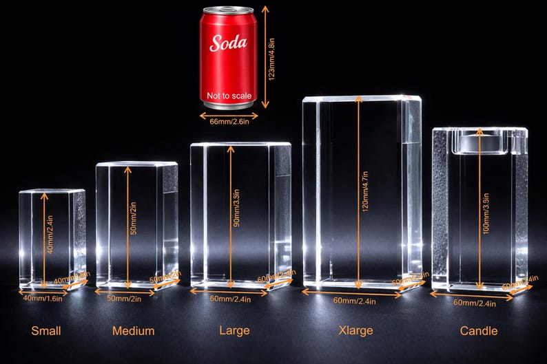 Personalized 3D Crystal Photo Engraving | Custom Pet Memorial Keepsake | Mother's Day Gift (LED Base Included)